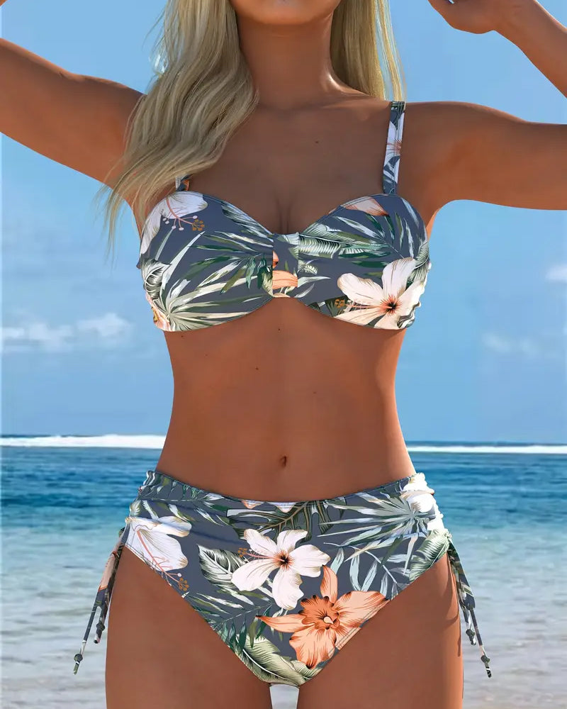 Mintás kétrészes bikini – Elegáns